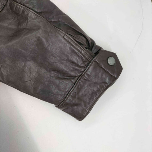バナナリパブリック BANANA REPUBLIC 00S モーターサイクル カウレザー ジャケット メンズ import:L