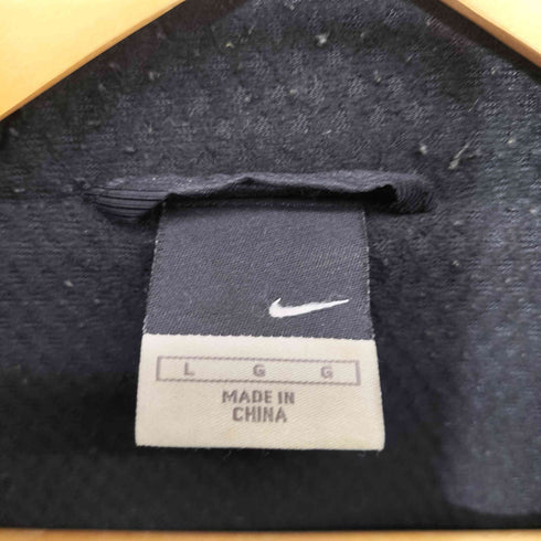 ナイキ NIKE 00s スウッシュ刺繍 フード収納 裾ドローコード パイピング ラグラン トラックジャケット メンズ JPN:L
