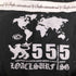 555 Y2K 平成 両面プリント ラメポロシャツ メンズ JPN:M