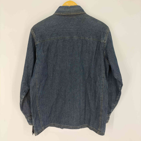 ランズエンド LANDS END 裏地ネル デニムシャツジャケット メンズ S