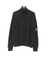 クレプスキュール crepuscule Cotton cashmere turtle コットン カシミア タートルネック ニット チャコール メンズ JPN:2