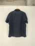 バナナリパブリック BANANA REPUBLIC 00S 03SS OLD 麻 リネン 100% インディゴ 染め S/S シャツ インド製 メンズ import:M