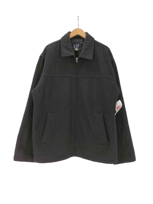 ギャップ Gap 00S 00AW OLD 紺タグ デカタグ スポーツ ウール ジャケット ブルゾン メンズ import:M