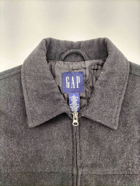 ギャップ Gap 00S 00AW OLD 紺タグ デカタグ スポーツ ウール ジャケット ブルゾン メンズ import:M