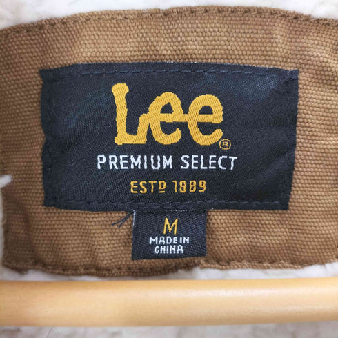 リー Lee PREMIUM SELECT Workwear Vest プレミアム セレクト ワークウェアー ベスト ダック地 裏地ボア スタンド カラー メンズ import:M