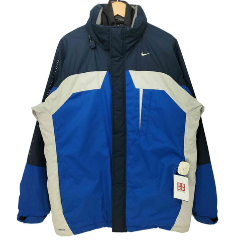 ナイキ NIKE 00S CLIMA-FIT スウッシュ刺繍 ライナー付 マルチカラー 中綿 ジャケット メンズ JPN:XL
