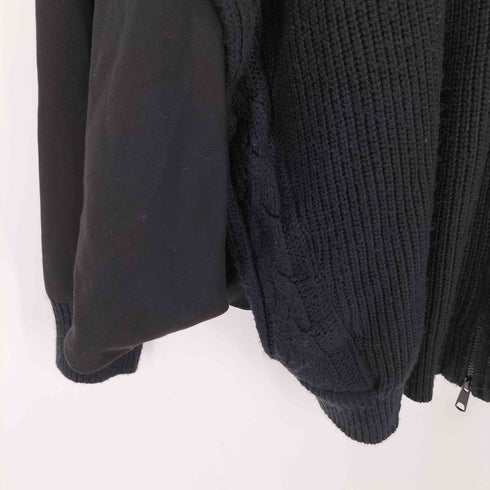 ノーアイディーブラック NO ID.BLACK ドッキングニットドルマンZIP-BLZ メンズ ONE SIZE