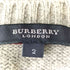 バーバリーロンドン BURBERRY LONDON ロゴ 刺繍 ウール カシミヤ ニット カーディガン レディース 2
