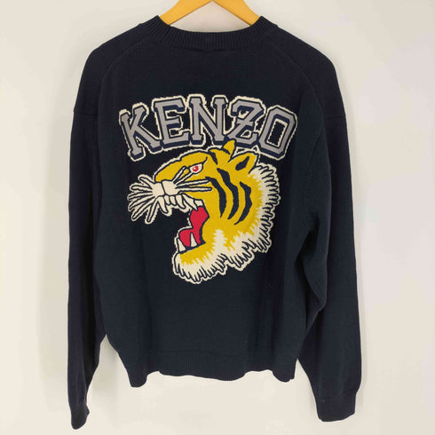 ケンゾー KENZO Tiger Varsity sweatshirt タイガー バーシティー ウールコットン ニット メンズ import:M
