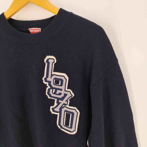 ケンゾー KENZO Tiger Varsity sweatshirt タイガー バーシティー ウールコットン ニット メンズ import:M