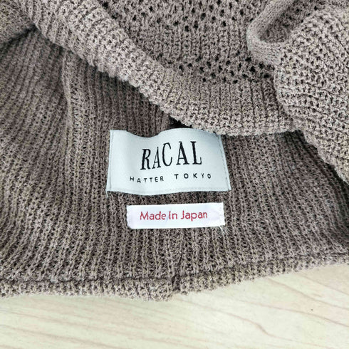 ラカル RACAL 薄手 イヤー ニット帽 メンズ