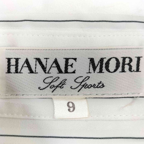 ハナエモリ HANAE MORI ストライプ ドレスシャツ レディース JPN:9号