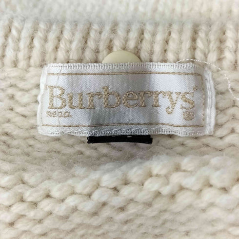 バーバリーズ BURBERRYS ベルテッド キャメル ニット カーディガン レディース import:M