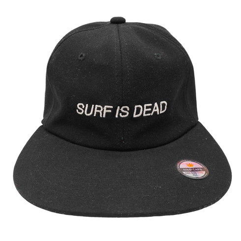 SURF IS DEAD ロゴ刺繍 6パネルキャップ メンズ