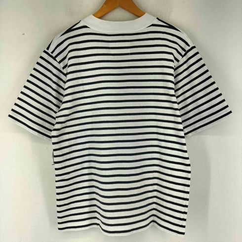サカイ Sacai クロスオーバーVネック ショートスリーブボーダーTシャツ メンズ JPN:1