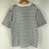 サカイ Sacai クロスオーバーVネック ショートスリーブボーダーTシャツ メンズ JPN:1