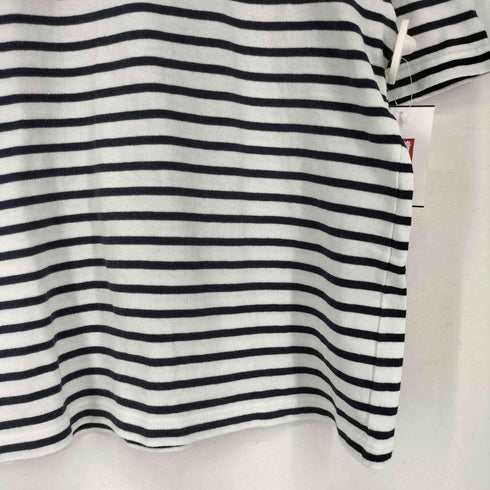 サカイ Sacai クロスオーバーVネック ショートスリーブボーダーTシャツ メンズ JPN:1