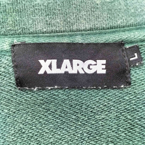 エクストララージ XLARGE HALF ZIP PULLOVER SWEAT ハーフジッププルオーバースウェット メンズ JPN:L