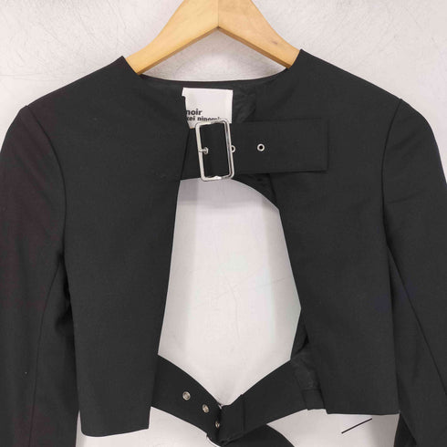 コムデギャルソンノアールケイニノミヤ COMME des GARCONS noir kei ninomiya ベルテッドウールボレロジャケット レディース JPN:XS
