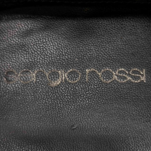 セルジオロッシ sergio rossi PELLE VELOUR COBALTO Gomma 内羽式 スエード ドレスシューズ メンズ 6