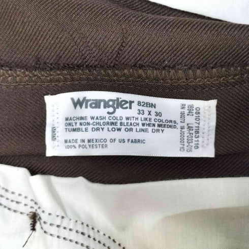ラングラー Wrangler 90-00S メキシコ製 WRANCHER DRESS PANTS ランチャー ドレス パンツ メンズ 33×30