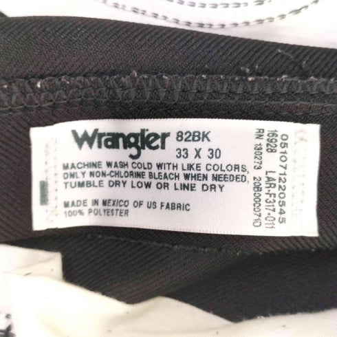 ラングラー Wrangler 90-00S メキシコ製 WRANCHER DRESS PANTS ランチャー ドレス パンツ メンズ 33×30