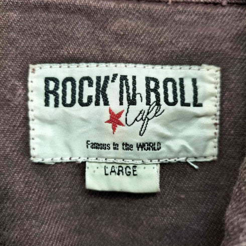 ROCK'N ROLL CAFE ロックンロールカフェ 後染め デニム トラッカー ジャケット メンズ L