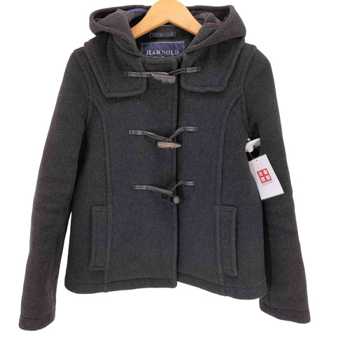 アーノルドブルック HARNOLD BROOK イングランド製 ショート丈 ダッフルコート レディース EUR:40