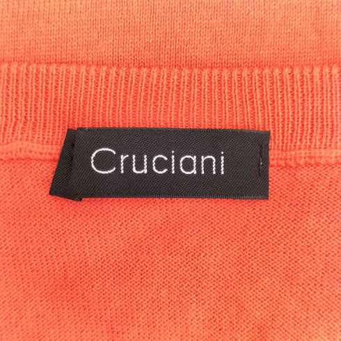 クルチアーニ Cruciani イタリア製 コットン Vネックニット メンズ JPN:44