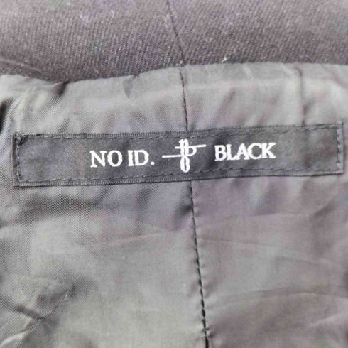 ノーアイディーブラック NO ID.BLACK フーデッドBIGハーフコート メンズ ONE SIZE