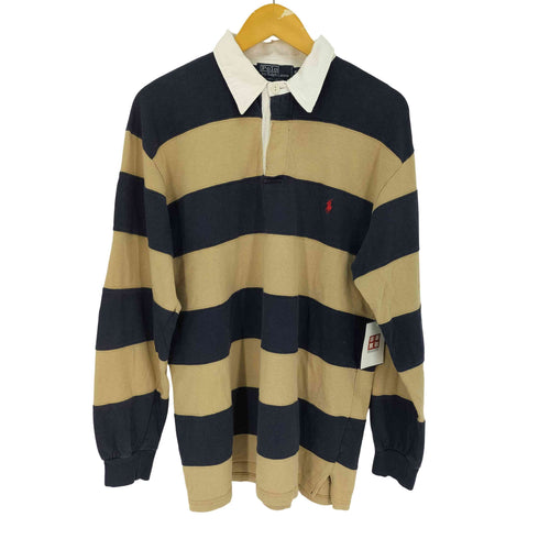 ポロバイラルフローレン Polo by RALPH LAUREN ポニー刺繍 ボーダー ラガーシャツ メンズ JPN:XL