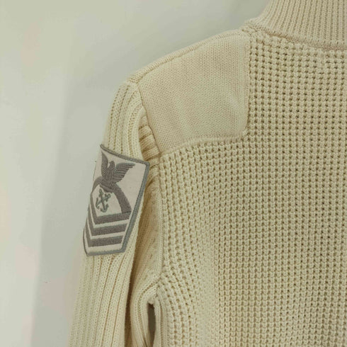 アヴィレックス AVIREX ACID WASH U.S.N. COMMAND KNIT CARDIGAN メンズ JPN:M