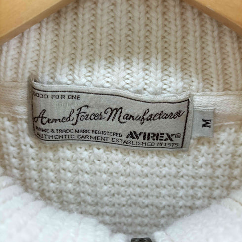 アヴィレックス AVIREX ACID WASH U.S.N. COMMAND KNIT CARDIGAN メンズ JPN:M