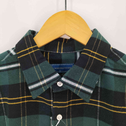 ビバリーヒルズポロクラブ BEVERLY HILLS POLO CLUB ロングスリーブ チェックネルシャツ メンズ JPN:L