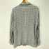タケオキクチ TAKEO KIKUCHI 90S 初期 アセテート レーヨン 加工 L/S チェック ポップコーン シャツ メンズ JPN:3