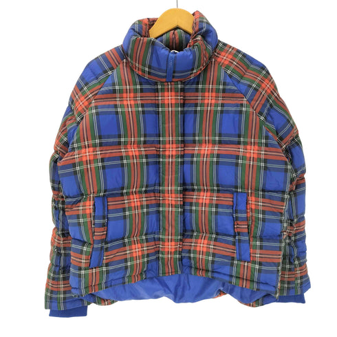 ユニクロジェイダブリューアンダーソン UNIQLO JW ANDERSON コラボ タータン チェック ダウン ジャケット レディース JPN:L