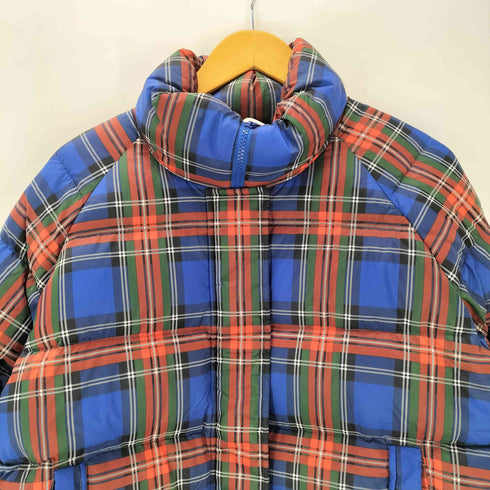 ユニクロジェイダブリューアンダーソン UNIQLO JW ANDERSON コラボ タータン チェック ダウン ジャケット レディース JPN:L