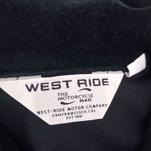ウエストライド WEST RIDE チェーンステッチ ベロア ボウリングシャツ メンズ US:36