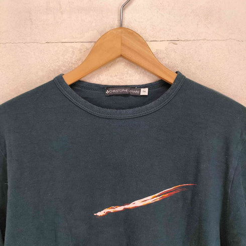 クリストフルメール CHRISTOPHE LEMAIRE 五分袖 プリント クルーネック Tシャツ Archive メンズ 2
