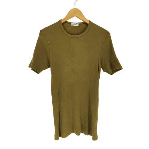 ヘルムートラング HELMUT LANG 90s- リブ生地 無地 半袖 クルーネック Tシャツ メンズ