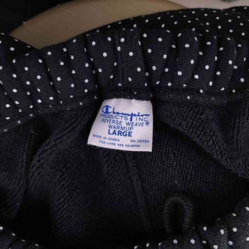 チャンピオン Champion REVERSE WEAVE リバースウィーブ ドット柄 水玉 スウェットパンツ メンズ L