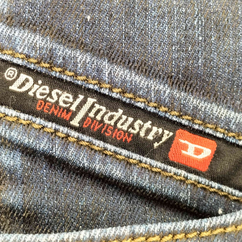 ディーゼル DIESEL D-FINING TAPERED ベロアコーティング ストレッチデニム メンズ W34/L30