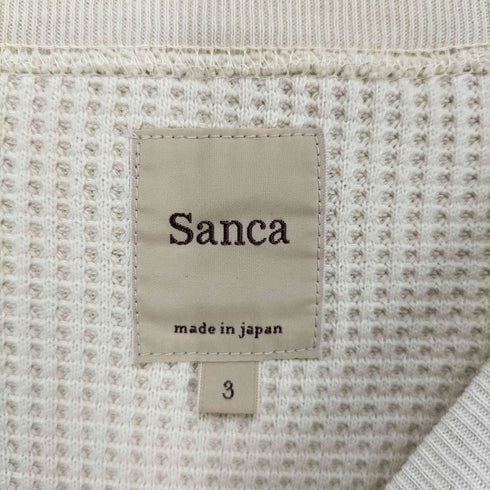 サンカ Sanca サーマル ワッフル ビッグプルオーバー メンズ S