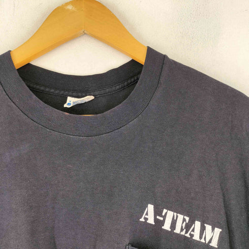 SPORTS WEAR 70-80S フロントポケット 半袖Tシャツ メンズ import:XL