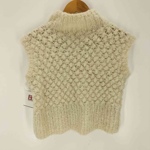 MAYDI HANDMADE マイディ ノースリーブ タートルネック ショート ニット レディース