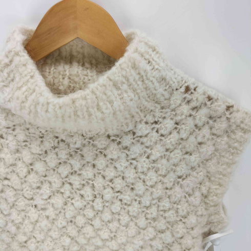 MAYDI HANDMADE マイディ ノースリーブ タートルネック ショート ニット レディース