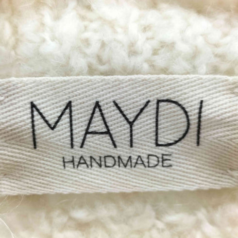 MAYDI HANDMADE マイディ ノースリーブ タートルネック ショート ニット レディース