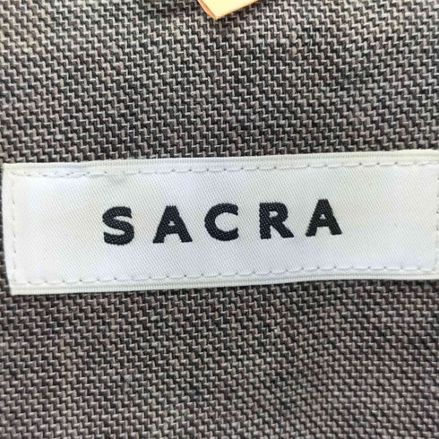 サクラ SACRA リネン コットン シャンブレー ベスト レディース 38