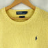 ポロバイラルフローレン Polo by RALPH LAUREN スモールポニー刺繍 クルーネックコットンニット メンズ import:M