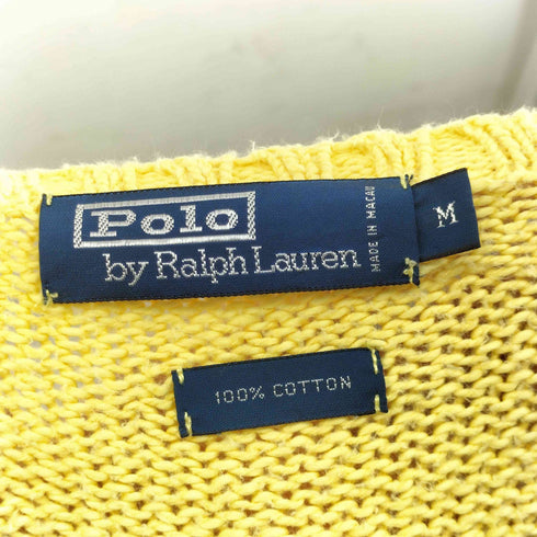 ポロバイラルフローレン Polo by RALPH LAUREN スモールポニー刺繍 クルーネックコットンニット メンズ import:M